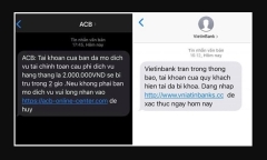 Cảnh báo thủ đoạn nhắn tin giả mạo ngân hàng để lừa đảo