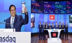 Thủ tướng rung chuông khai mạc phiên giao dịch trên sàn Nasdaq