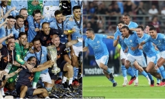 Đánh bại Sevilla, Man City lần đầu giành Siêu cúp châu Âu
