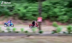 Xử phạt nhóm thanh thiếu niên tổ chức đua xe trái phép, phát trực tiếp trên Tik Tok