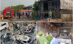Cháy lớn ở cửa hàng nội thất ô tô, 8 người cùng nhà thoát chết trong gang tấc