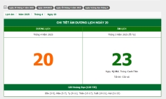 Hôm nay (20/4/2025), có phải ngày đẹp không?