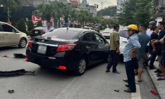 Một Phó giám đốc ở Quảng Ninh gây tai nạn liên hoàn, vi phạm nồng độ cồn 