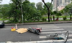 Làm rõ nguyên nhân người phụ nữ tử đi xe máy vong sau va chạm với xe đạp