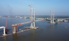 Tăng tốc thi công, đẩy nhanh tiến độ cầu Rạch Miễu 2