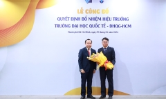 Tân Hiệu trưởng Trường Đại học Quốc tế là PGS ngành công nghệ vật liệu