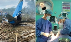 Vụ máy bay quân sự rơi ở Quảng Nam: Tình trạng sức khỏe người bị thương hiện ra sao