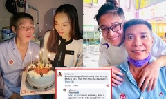 NSND Công Lý ngồi xe lăn, đón sinh nhật tuổi 48 trong bệnh viện