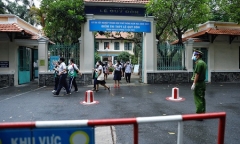 TP. HCM: Thi cùng phòng với thí sinh nghi mắc COVID-19, hơn 20 học sinh phải cách ly