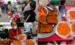Hốt bạc từ bán mâm cúng “tam sên” lề đường ngày vía Thần Tài