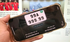 Biển số 99A-999.99 trúng đấu giá với số tiền cao kỷ lục
