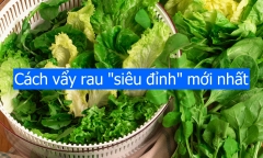 Nói nhỏ cách vẩy rau 