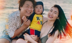 Những khoảnh khắc ngọt ngào của Hòa Minzy bên chồng thiếu gia và con trai