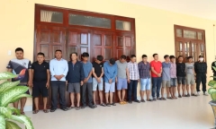 Bắt sòng tài xỉu trong rẫy cao su, thu giữ gần nửa tỷ đồng
