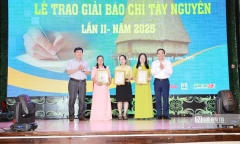 Loạt phóng sự của Tạp chí Đời sống và Pháp luật đoạt giải Ba Giải Báo chí Tây Nguyên lần thứ II