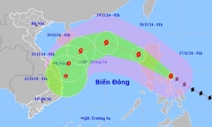 Thời tiết hôm nay ngày 18/11: Bão Man-Yi giật cấp 14 vào biển Đông, 