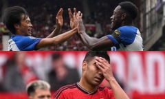Man Utd thua Brighton với tỉ số 1 - 3 tại Old Trafford