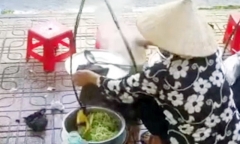 Diễn biến vụ người bán hàng rong nghi đổ thức ăn thừa vào nồi bán tiếp ở Nha Trang