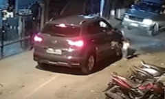 Người cha vô tình lái ô tô cán trúng con gái 2 tuổi