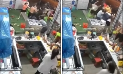 Clip: Phẫn nộ cảnh bà bầu 8,5 tháng bị đánh dã man chỉ vì trẻ con giành đồ chơi ở Đồng Nai
