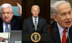 Tổng thống Mỹ Joe Biden điện đàm với lãnh đạo Israel và Palestine