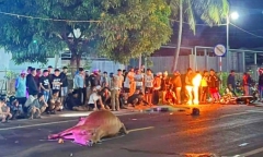Clip: Kinh hoàng nam thanh niên phóng xe 