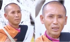 Ông Lê Anh Tú (Thích Minh Tuệ) xuất hiện trên VTV1 sau 7 ngày dừng bộ hành để ẩn tu