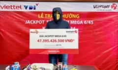 Sở hữu tấm vé độc đắc, chủ doanh nghiệp ở TP.HCM trúng Vietlott hơn 47 tỷ đồng