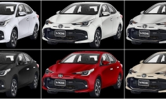 Bảng giá xe ô tô Toyota Vios tháng 6/2025
