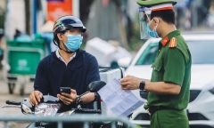 Hà Nội: Người chưa có giấy đi đường theo quy định mới chưa bị xử phạt
