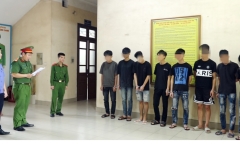 Khởi tố 10 đối tượng gây rối trật tự công cộng ở Thái Nguyên