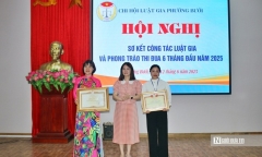 Chi Hội Luật gia phường Bưởi có nhiều đóng góp tích cực cho địa phương