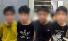 Cho rằng bị chèn ép trong công việc, nhóm thiếu niên rủ nhau dùng tuýp sắt cướp xe máy