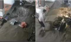 Clip: Nước lũ cuồn cuộn tràn vào nhà, gia đình ở Yên Bái bàng hoàng 