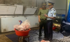 Đắk Lắk: Phát hiện, xử lý hơn 1 tấn thịt heo không rõ nguồn gốc xuất xứ