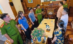Công an thông tin việc khám xét khẩn cấp nơi làm việc của “bầu” Đoan ở Thanh Hóa