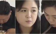 Clip: Nhà lãnh đạo Triều Tiên Kim Jong Un và phu nhân ăn bữa sáng đầy ấm cúng