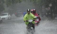 Chiều tối nay, Bắc Bộ có mưa dông 