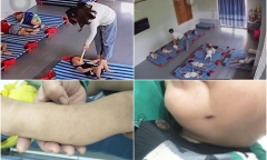 Vụ trẻ 20 tháng tuổi bị xách ngược, đánh dã man: Phẫn nộ lời bảo mẫu bao biện