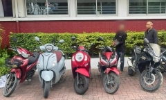 Sợ vợ bỏ nếu không kiếm được tiền, gã đạo chích liên tục ăn trộm xe máy