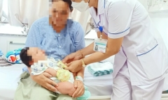 Không khám thai kỳ thường xuyên, sản phụ sinh lần 3 với bé trai nặng 5,5kg