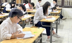 Thi tốt nghiệp THPT 2025: Thí sinh có được nộp bài thi trắc nghiệm trước khi hết giờ?