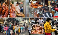 Tiệm thịt heo, vịt quay 