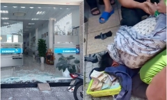 Clip: Bắt đối tượng liều lĩnh cướp rổ tiền tại ngân hàng ở Vũng Tàu