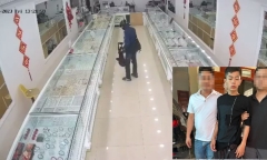 Nghi phạm dùng búa cướp tiệm vàng ở Hưng Yên bị bắt khi đang lẩn trốn ở Nghệ An