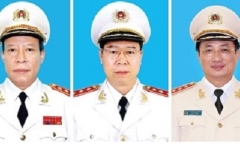 Ba Thượng tướng thôi giữ chức Thứ trưởng Bộ Công an