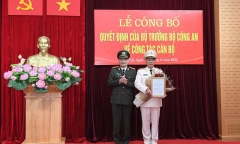 Phó Giám đốc Công an TP HCM làm Phó chánh Văn phòng bộ Công an