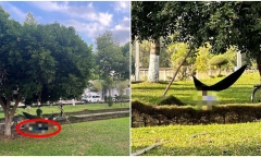 Bàng hoàng phát hiện thi thể người đàn ông cạnh chiếc võng trong công viên Đông Xuân An