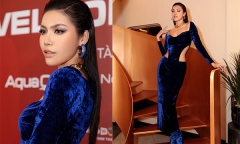 Minh Tú diện váy nữ thần tôn vòng eo quyến rũ