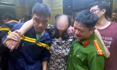 Hà Nội: Kịp thời giải cứu người phụ nữ định nhảy từ tầng 11 tự tử